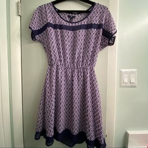 🌟4 for 20 🌟 GAP Women’s Size Large Lavender & Navy blue dress